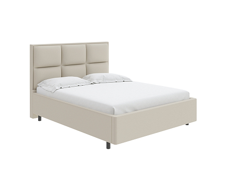 Кровать премиум Malina - Изящная кровать без встроенного основания из массива сосны с мягкими элементами.