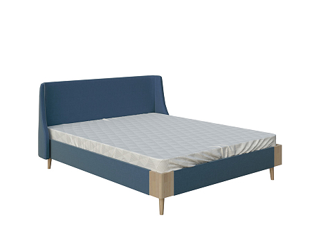Кровать премиум Lagom Side Soft - Оригинальная кровать в обивке из мебельной ткани.