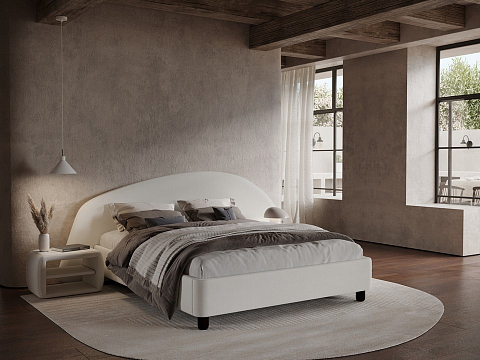 Кровать премиум Sten Bro Right - Мягкая кровать с округлым изголовьем на правую сторону